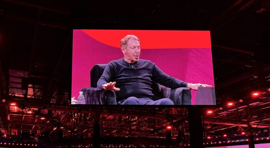 Larry Elison en el Oracle AI World 2025