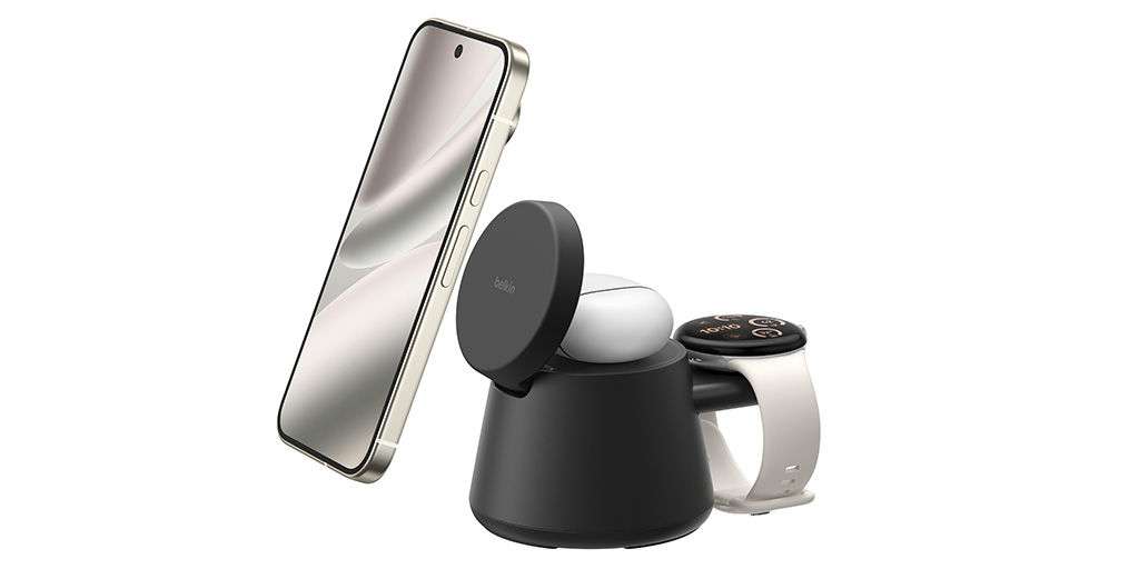 Base de carga Belkin presentada en el CES 2026