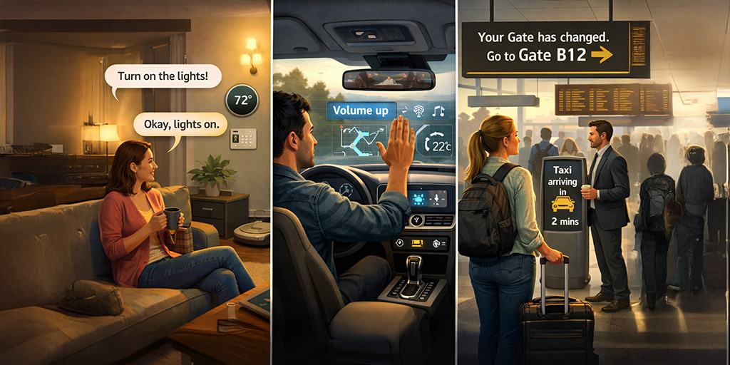 Casos de uso de interfaces Cero-UI