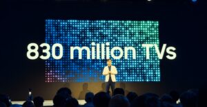 Cifra aproximada de cuantos TVs ha vendido Samsung hasta el momento