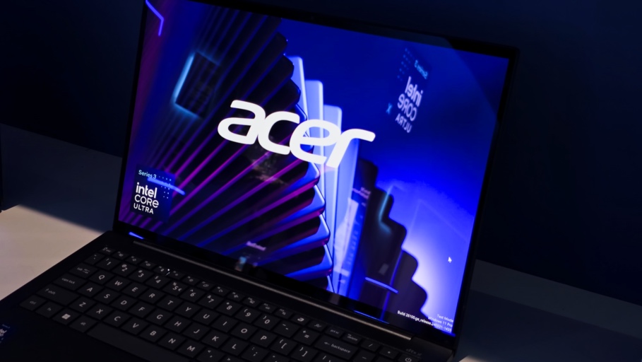 Laptop Acer con Intel Core Ultra Serie 3