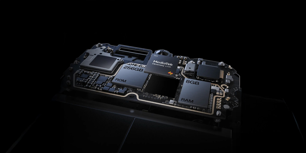 Detalle del interior del Oppo A6 Pro 5G