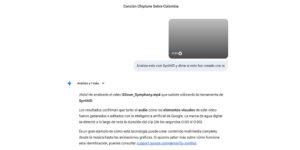 Resultados de la validación con SynthID