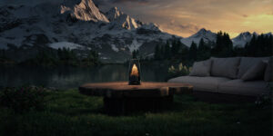 Huawei Mesh X3 Pro en el paisaje