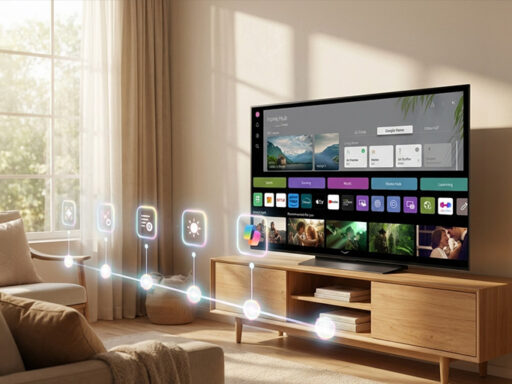 Ilustración con IA del LG Oled C5