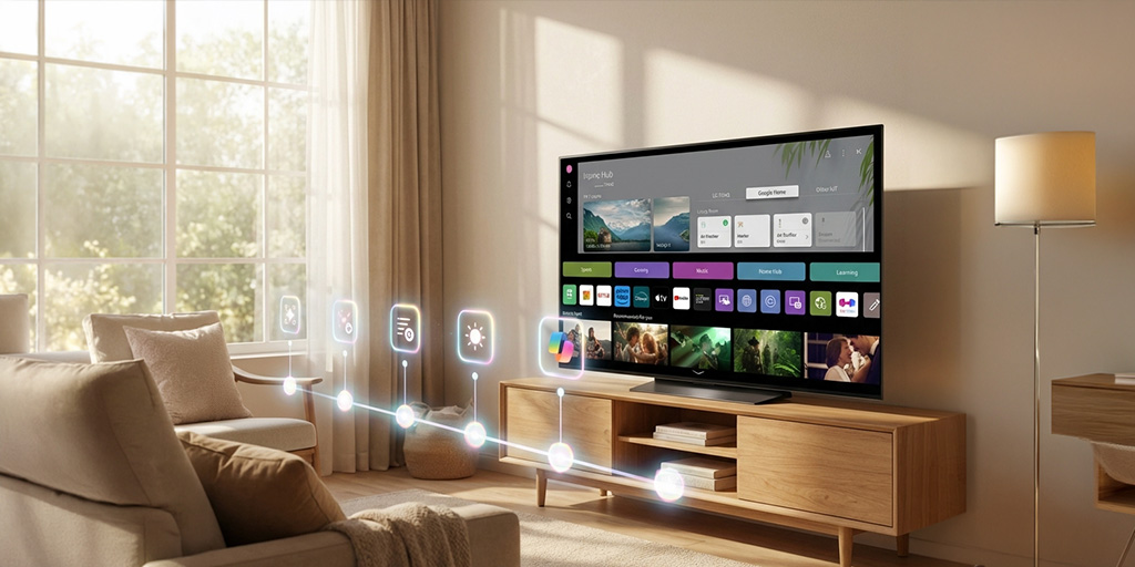 Ilustración con IA del LG Oled C5