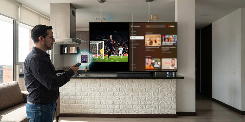 Ilustración de la función Multiview Oled C5