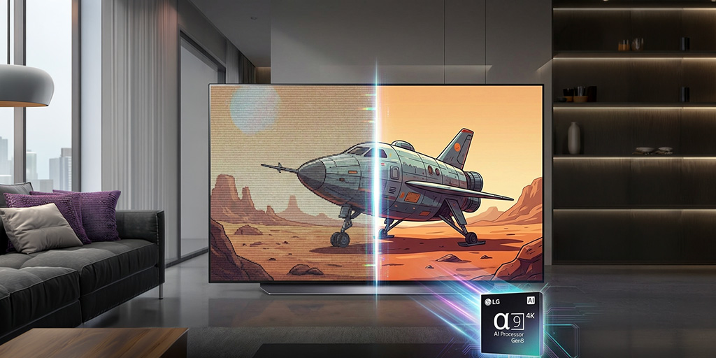 Procesador Alpha A9 de 8 generación, parte de la magia detras del Smart TV