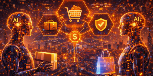 Ilustración con Ia del concepto del Acommerce