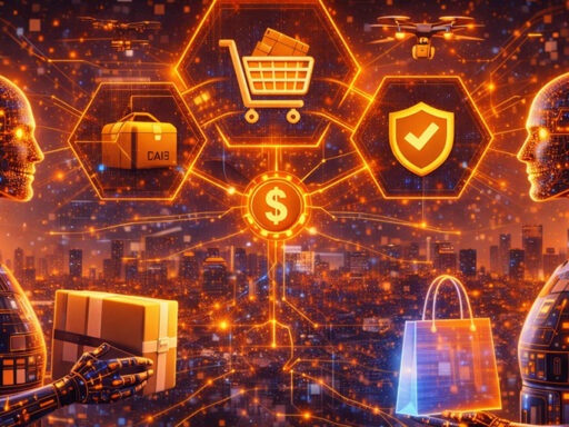 Ilustración con Ia del concepto del Acommerce