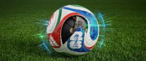 Imagen generada con IA acerca del balón del mundial