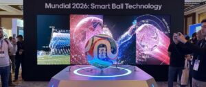 Imagen generada con IA acerca del balón del mundial