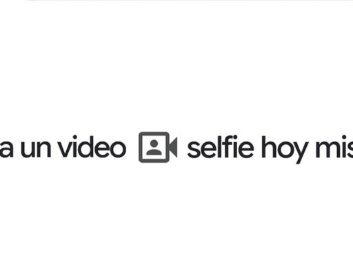 Google Video selfie para acceder
