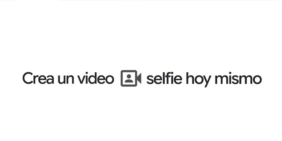 Google Video selfie para acceder