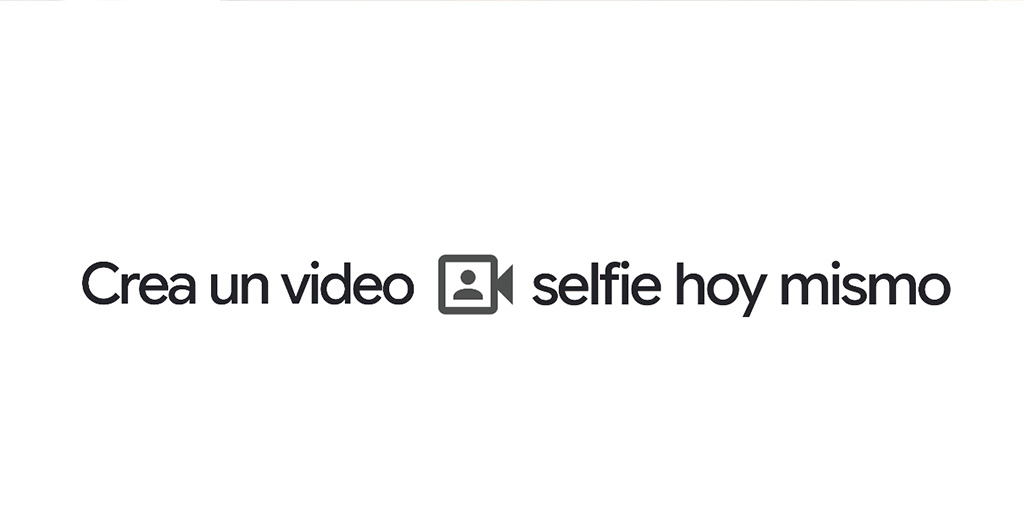Google Video selfie para acceder