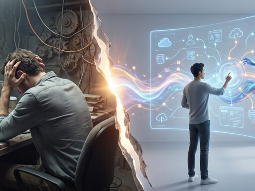 Ilustración desarrollada con IA acerca del concepto de Intent-Driven Development