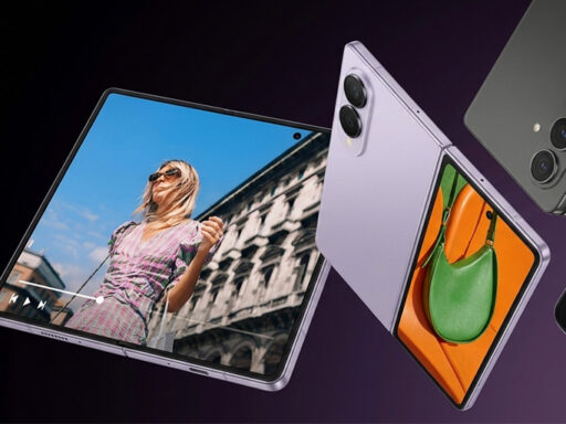 Imagen generada con IA acerca del Galaxy Unpacked 2026 plegables