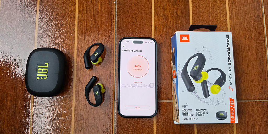 Actualizando los JBL Endurance Peak 4