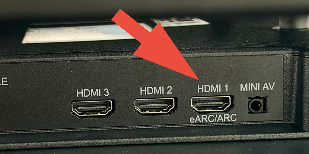 Puerto HDMi eARC